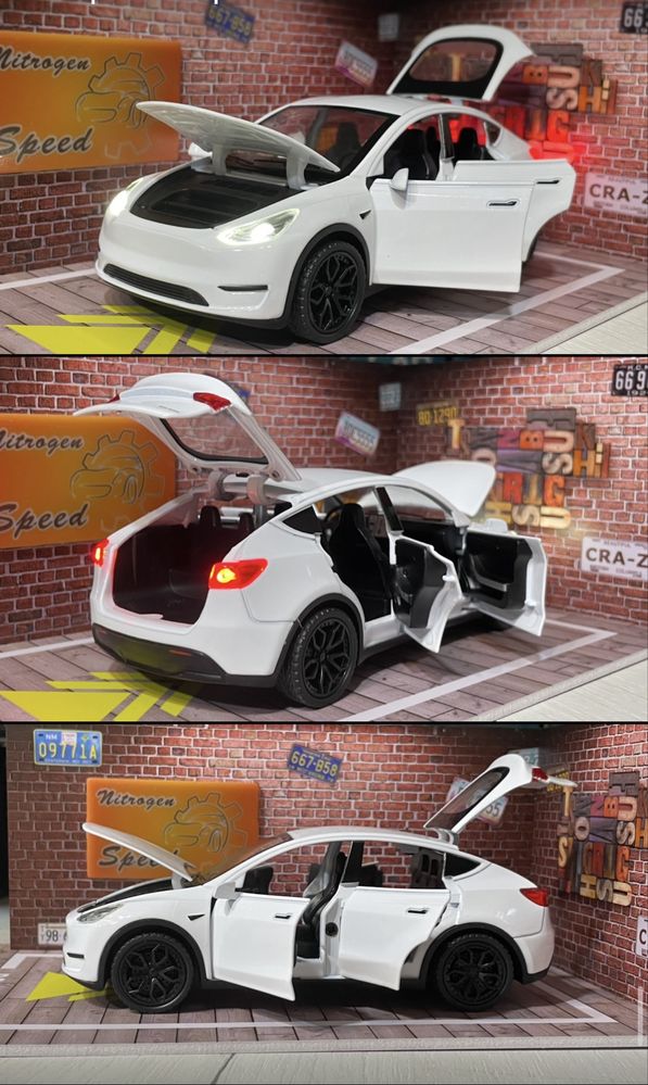 Нова машинка тесла Tesla Y S 3 кібертрак Cybertruck модель колекційна