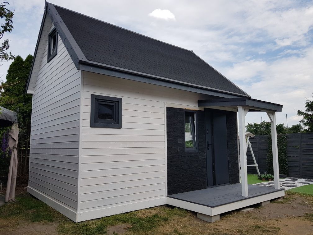 Domek Letniskowy Całoroczny 4x7 Dom Drewniany 35m2 Na Zgłoszenie 70m2