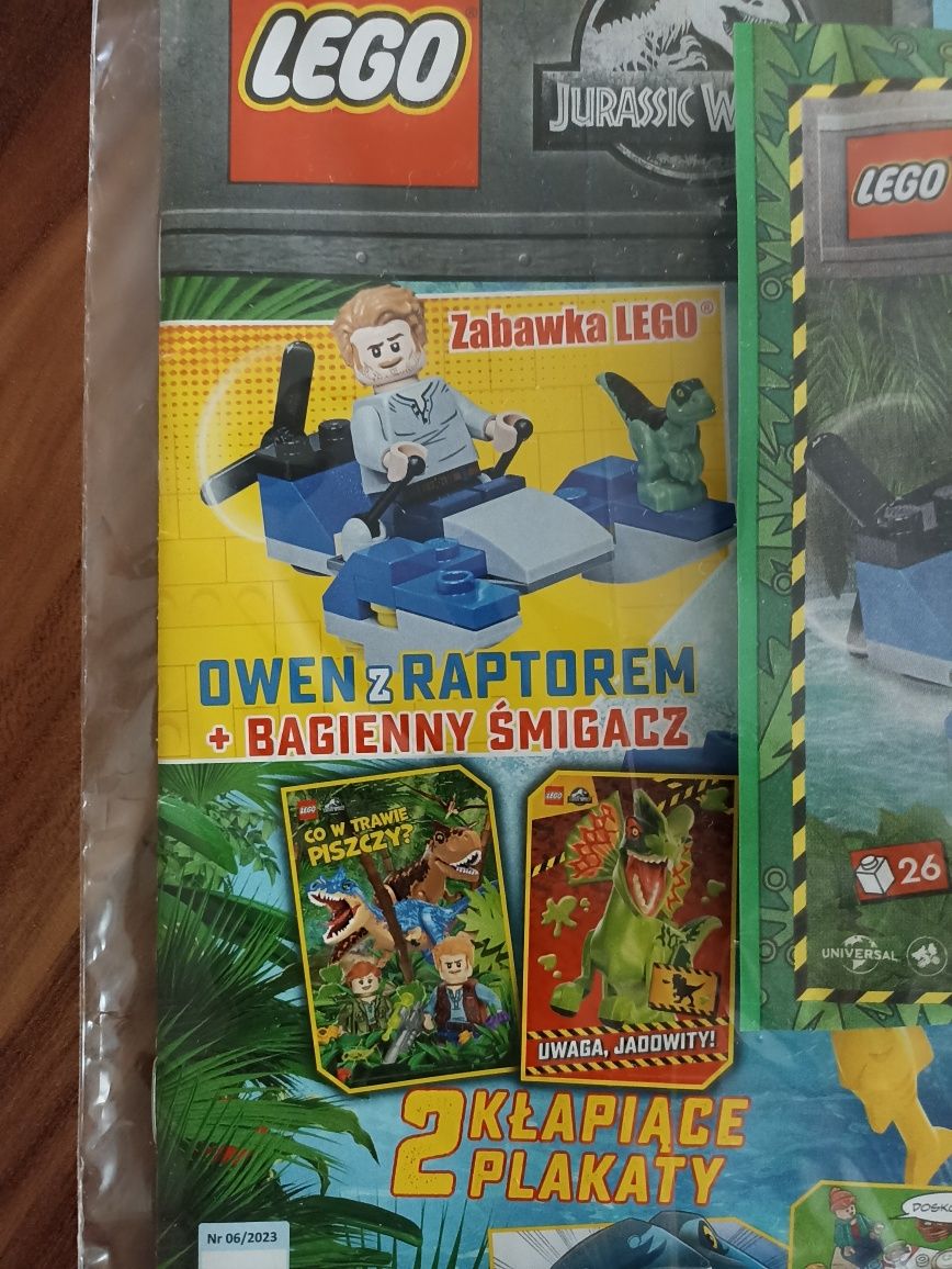 Gazeta, gazetka LEGO Jurassic World Raptor klocki