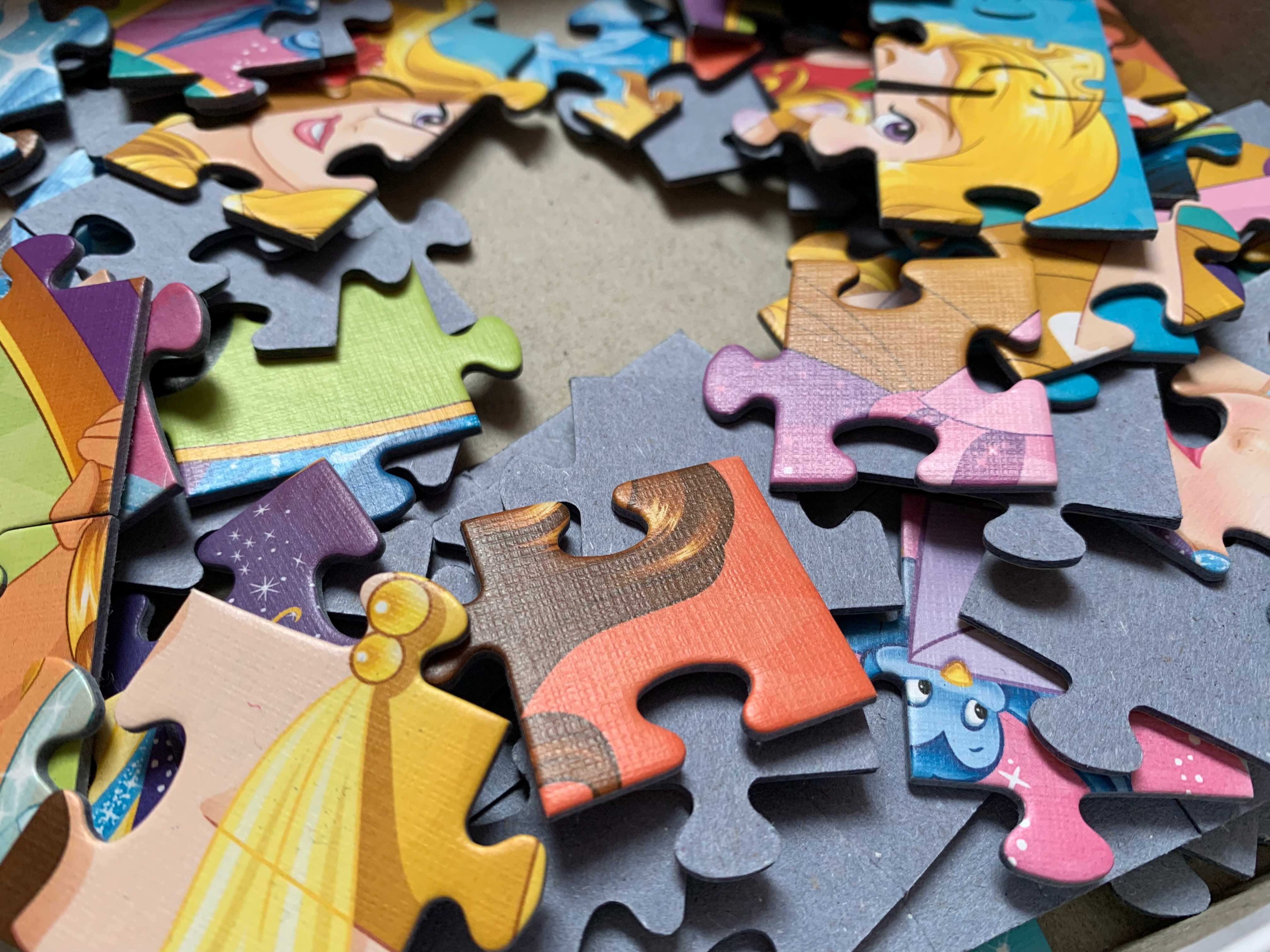 Puzzle JAK NOWE! Trefl Księżniczki Zaczarowana Melodia Disney 16419