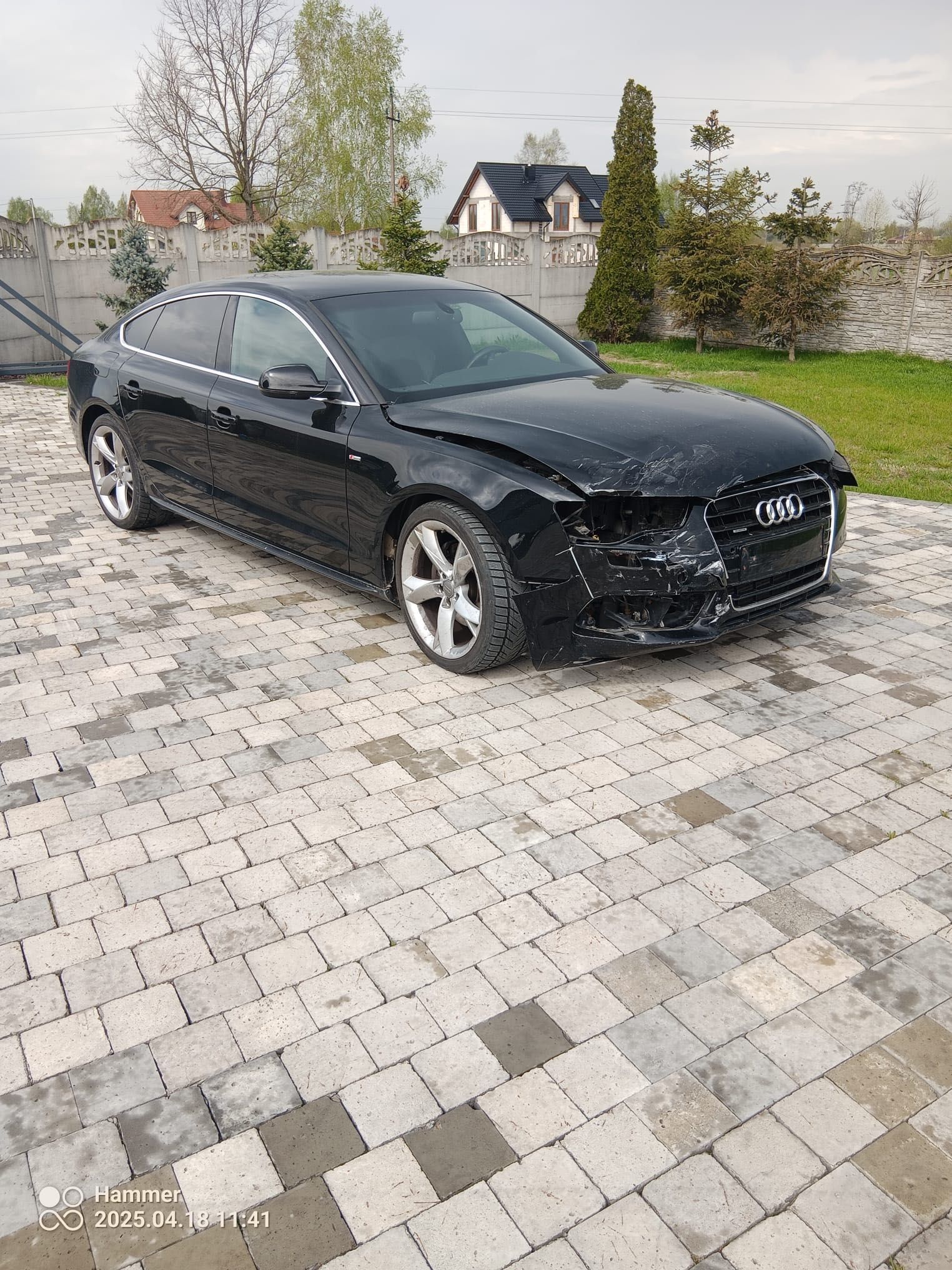 Audi A5 , 3,0 V6 TDI uszkodzone