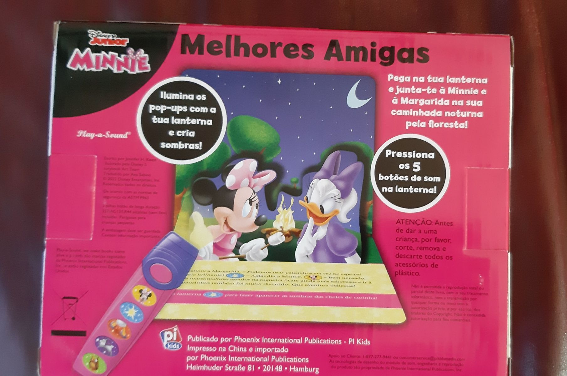 MINNIE melhores amigas lanterna livro