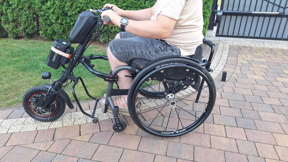 Przystawka elektryczna DAMTECH do wózka inwalidzkiego