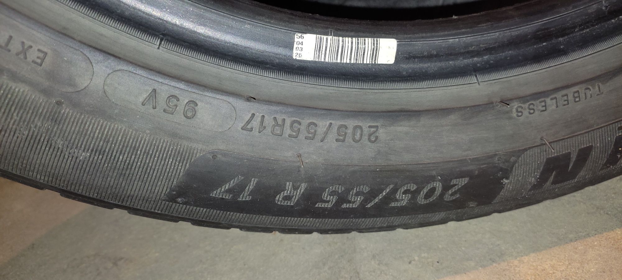 Резина Michelin 205 55 r17 2022 года