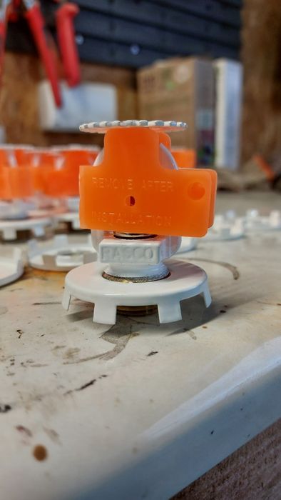 Tryskacze tryskacz wiszace Pasco przeciwpozarowe