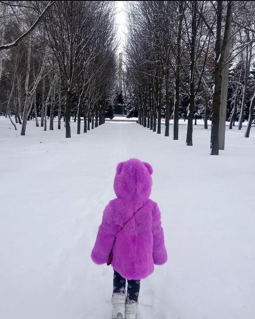 Шубка на дівчинку натуральне хутро