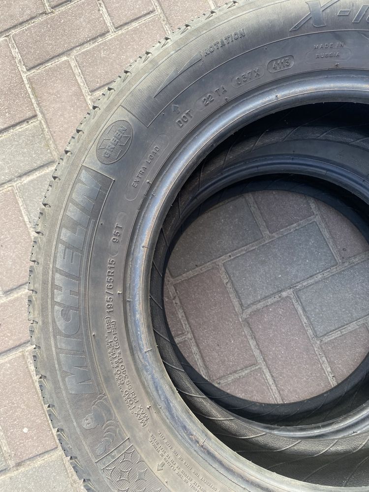 Продам шини Michelin 195/65 r15, зима