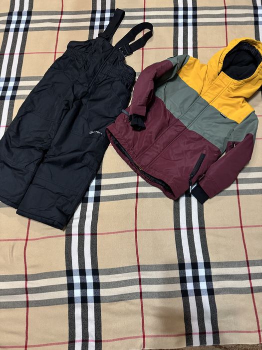 Розпродаж дитячий зимовий комплект куртка штани-комбінезон