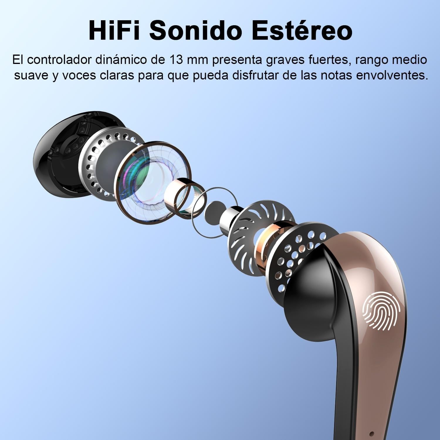 Auriculares sem fios fones bluetooth 5.3 [VÁRIAS CORES] NOVO ENVIO GRÁ