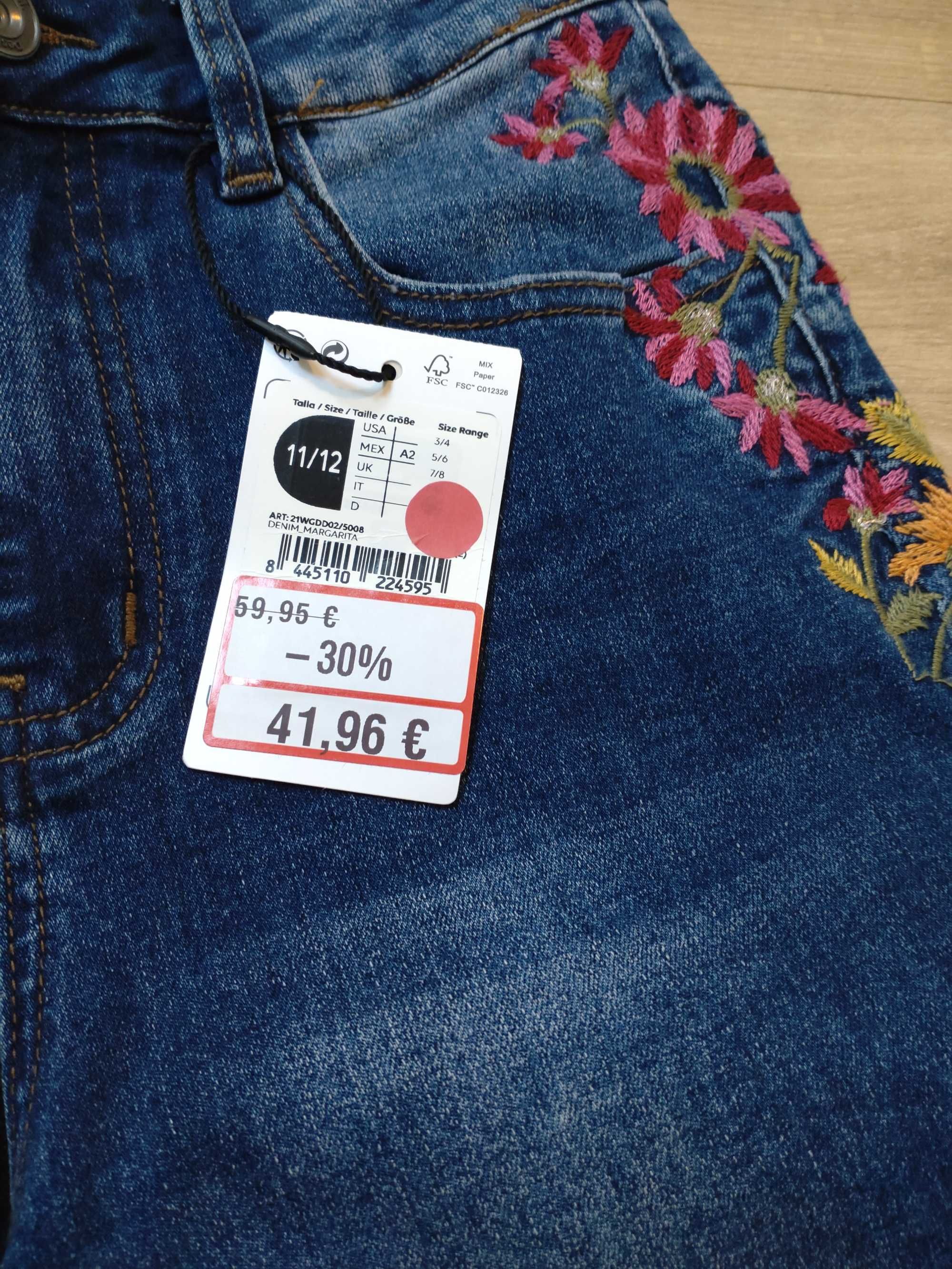 Spodnie jeansowe desigual 146/152