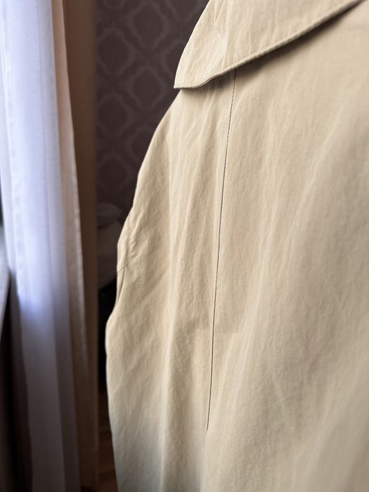 Плащ пальто тренч hm h&m водонепроницаемый H&M Beige coat Size Large