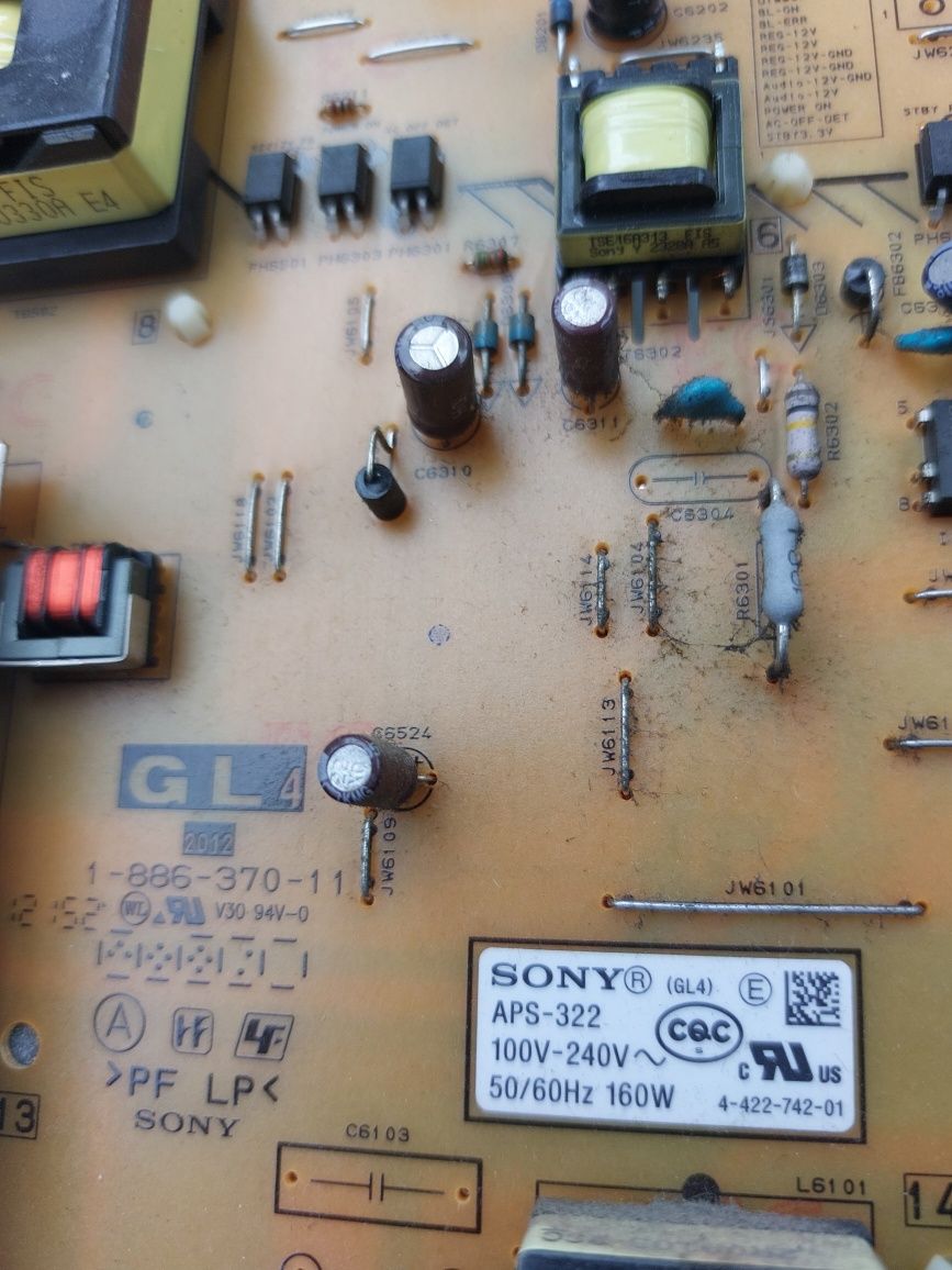 Moduły Kdl 46ex650 main i zasilacz