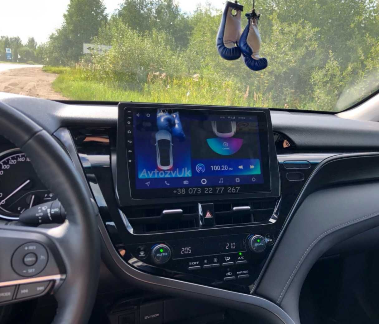 Магнитола CAMRY 70 Toyota 80 Кемри 8 GPS 75 2 дин CarPlay Android 14