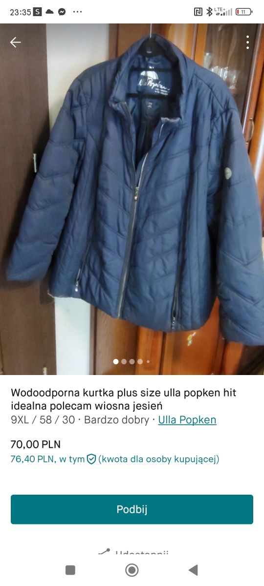 Kurtka plus size ulla popken