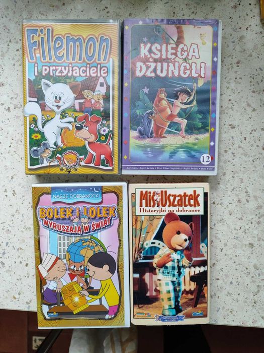 Kasety VHS z bajkami