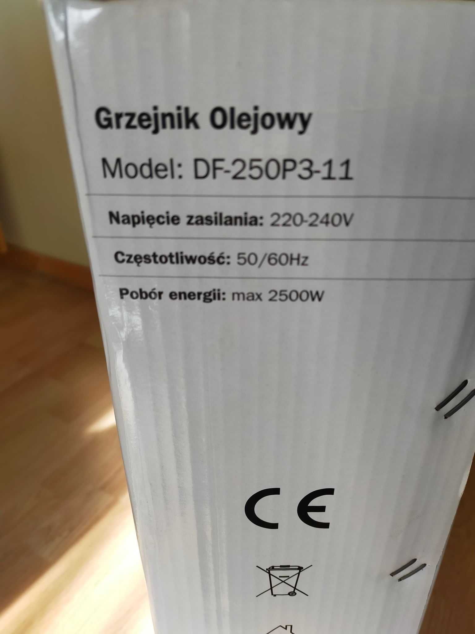Grzejnik olejowy 700max2500 W