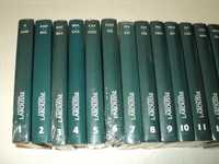 Enciclopédia Larousse (Cor Verde) colecção 18 Livros