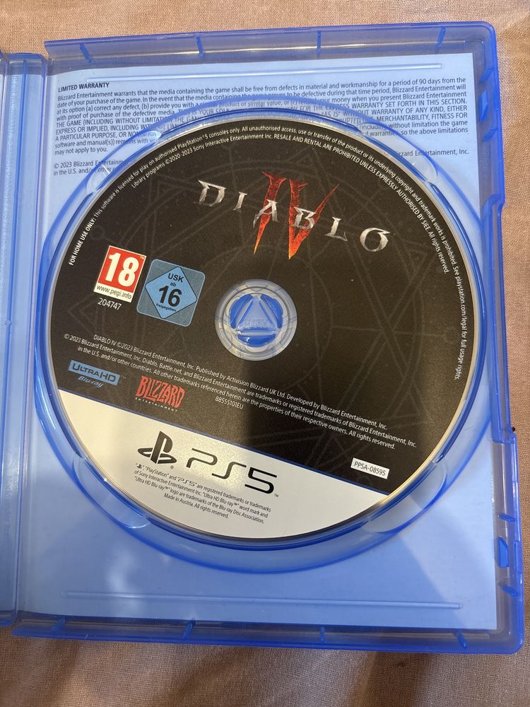 Diablo IV PS5 диск діабло 4