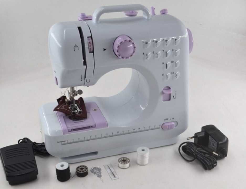 многофункциональная мини швейная машинка имеет 12 типов строчки