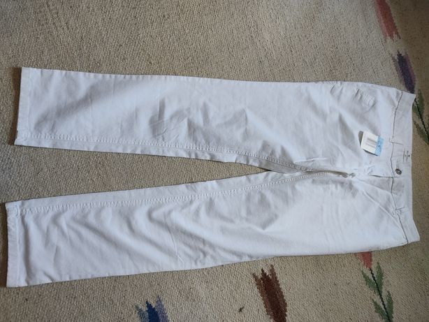 Spodnie letnie, białe