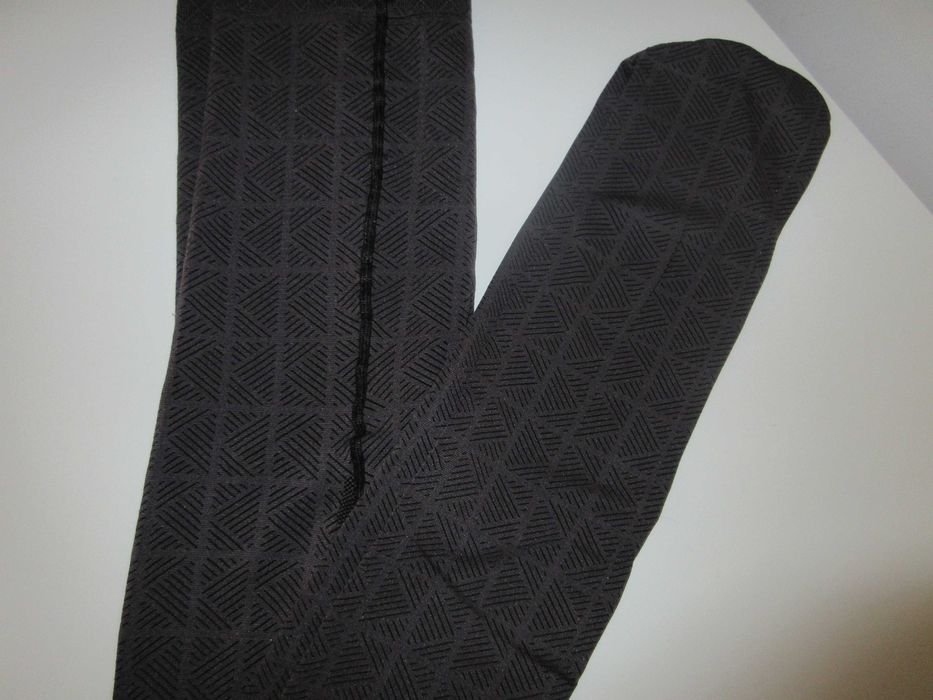 Collants fino estampado - cinzento! Nunca usado