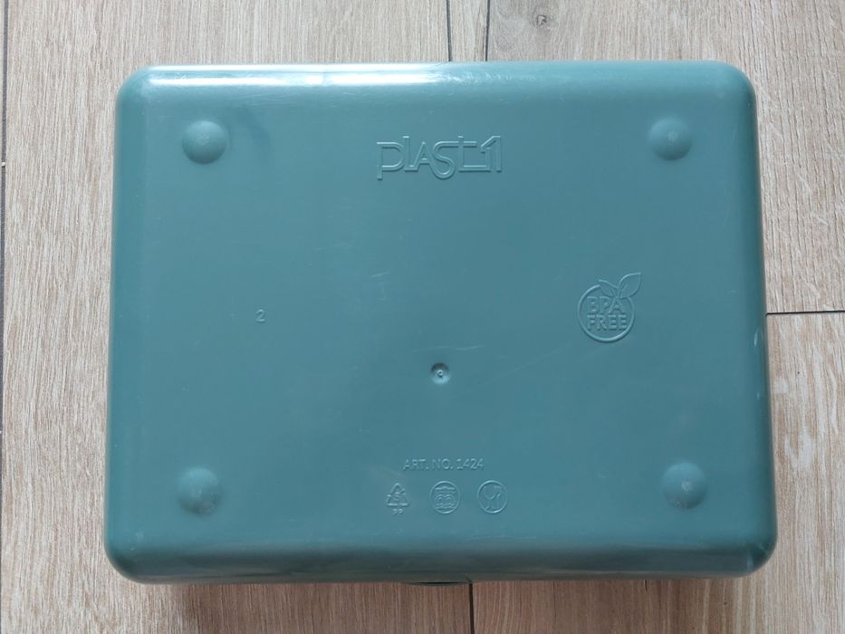 Pojemnik na śniadanie duży lunchbox szkoła praca zielony śniadaniówka