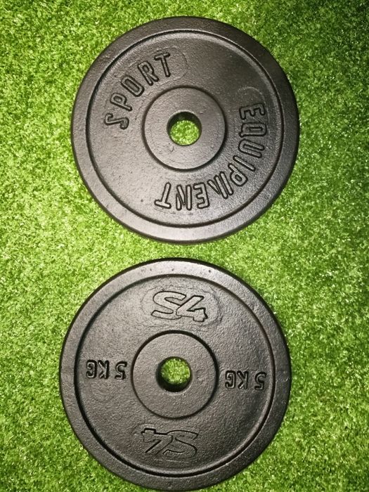 2x5kg obciążenie żeliwne talerze