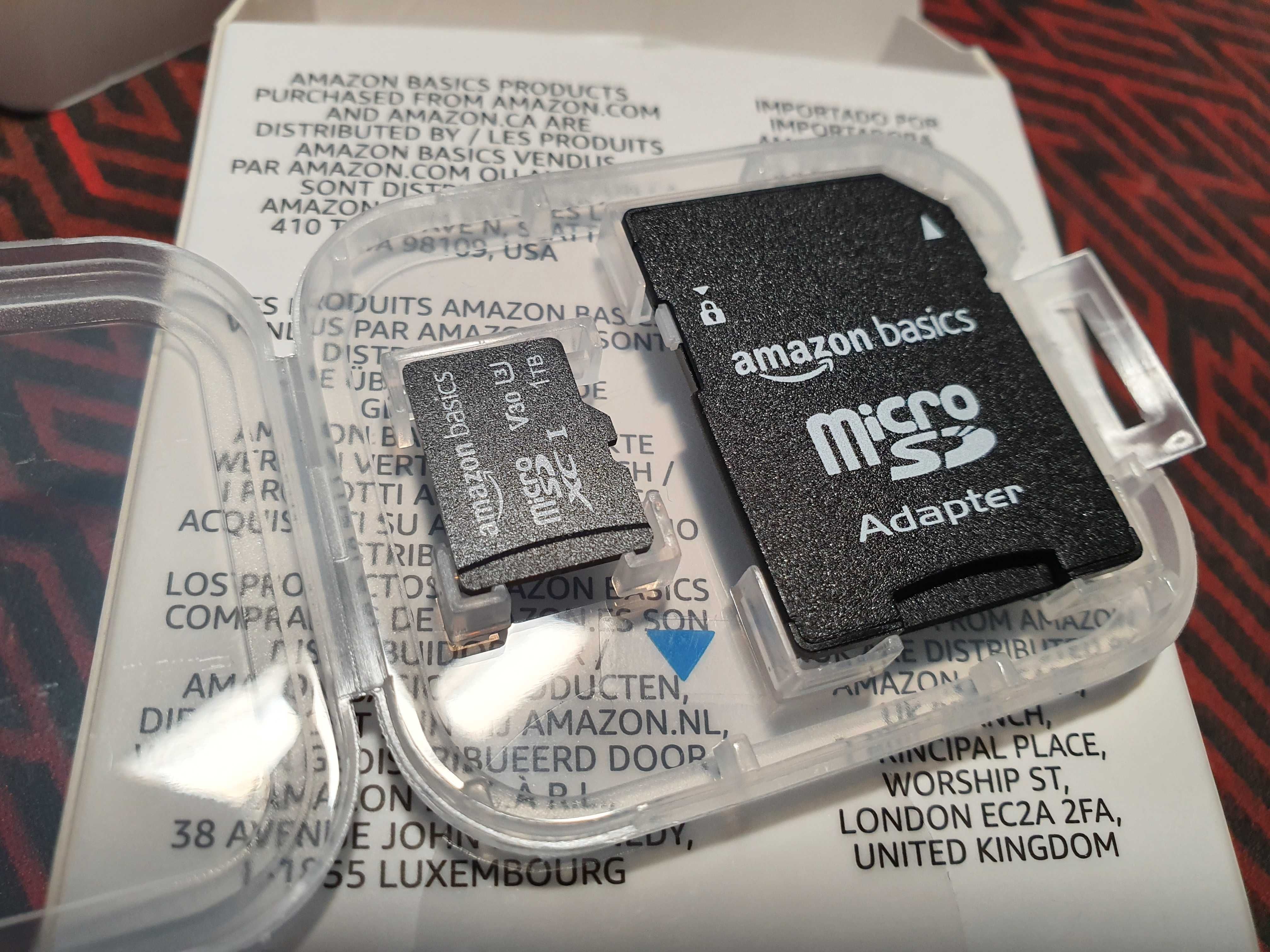 Карта памяти Amazon microSDXC 1 TB A2, U3, V30 150 MB/s SanDisk 1024GB