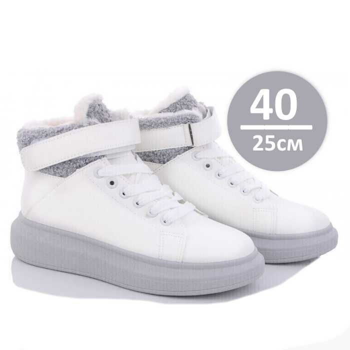 Кроссовки высокие женские зимние на меху 40/25