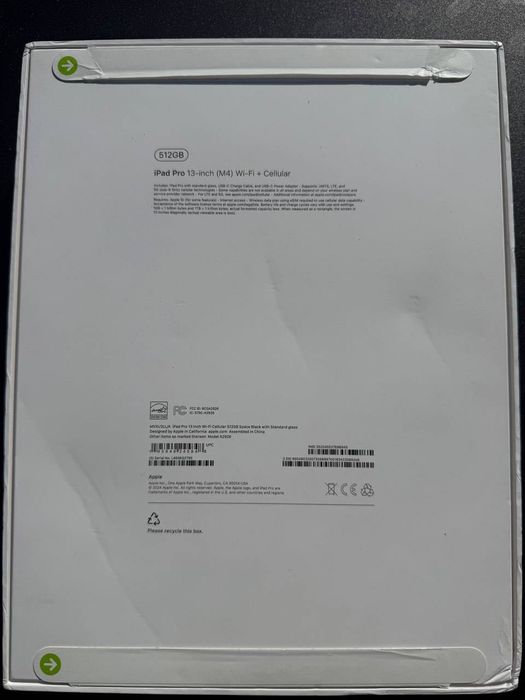 НОВИЙ Планшет Apple iPad Pro 13'' (M4) Wi-Fi 512GB (MVX43) Space Black