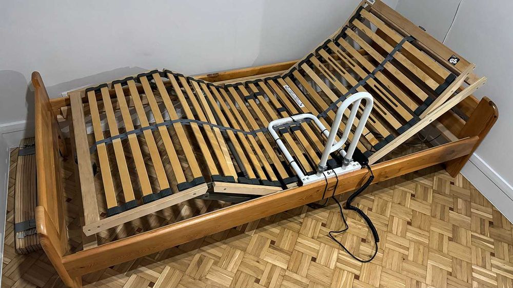 Stelaż elektryczny do łóżka - regulowany i z regulacją twardości