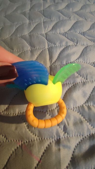 Gryzaki silikonowe grzechotki