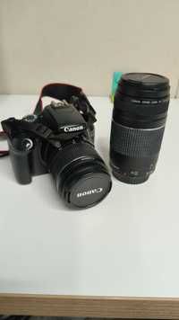 Фотоапарат Canon EOS 1100D + об`єктиви Canon EF 75-300mm f/4-5.6 III