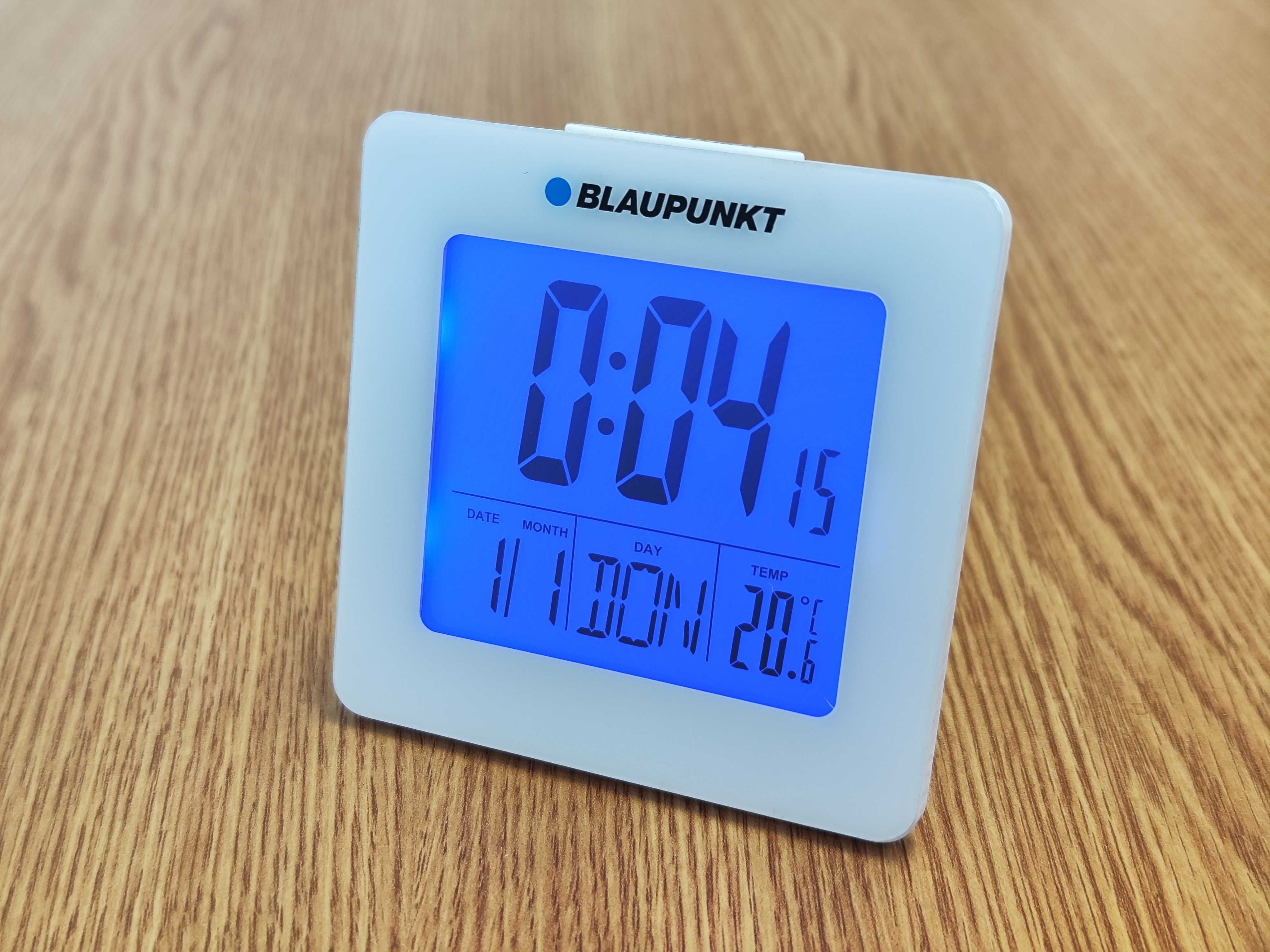 Przenośny zegar z budzikiem i termometrem BLAUPUNKT