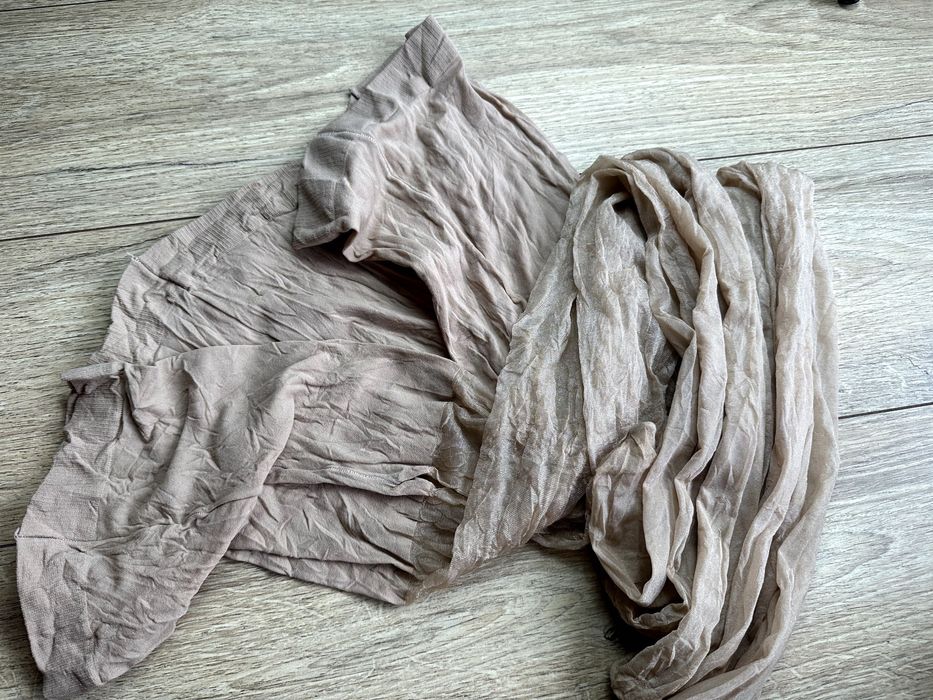 3x rajstopy cieliste nowe 15 den L-XL