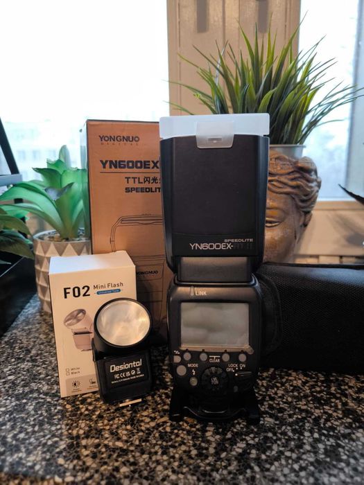 Lampa Yongnuo YN600EX-RT II + Duży Zestaw + Mini Lampa GRATIS (CANON)