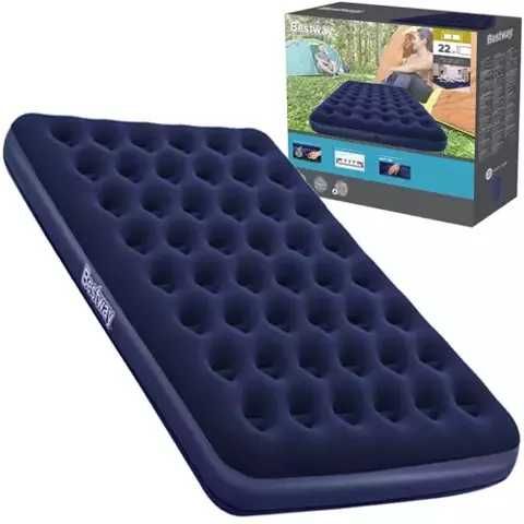 Materac dwuosobowy welurowy 203x152x22cm  Bestway