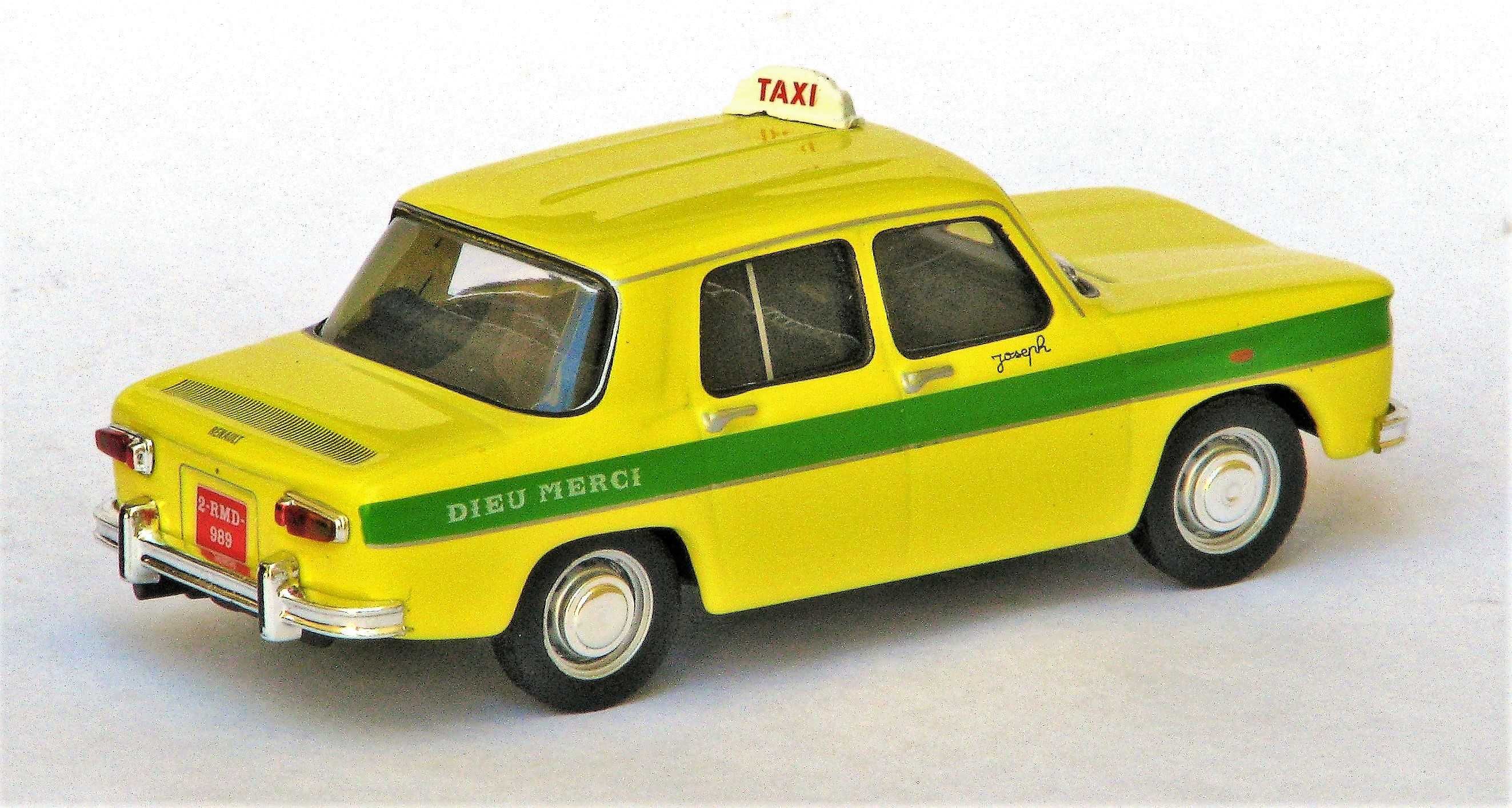 Renault 8 Taxi Bamako 1970 Ixo 1/43 em Blister