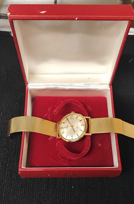 Relógio Omega Sea Master De Ville 18k Vintage