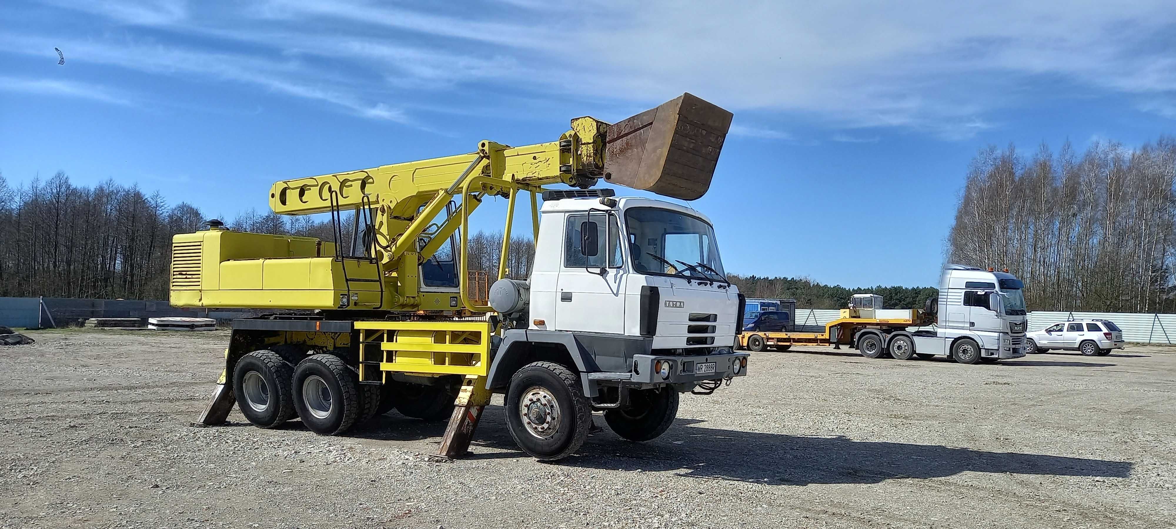 Koparka teleskopowa TATRA UDS 214  Cat Liebherr  Jcb