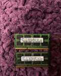 Оперативная память,  ОЗУ RAM Mac DDR3 8GB (4+4), 4Gb , 2Gb.