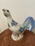 Ptak cietrzew głuszec vintage sygnowana porcelana