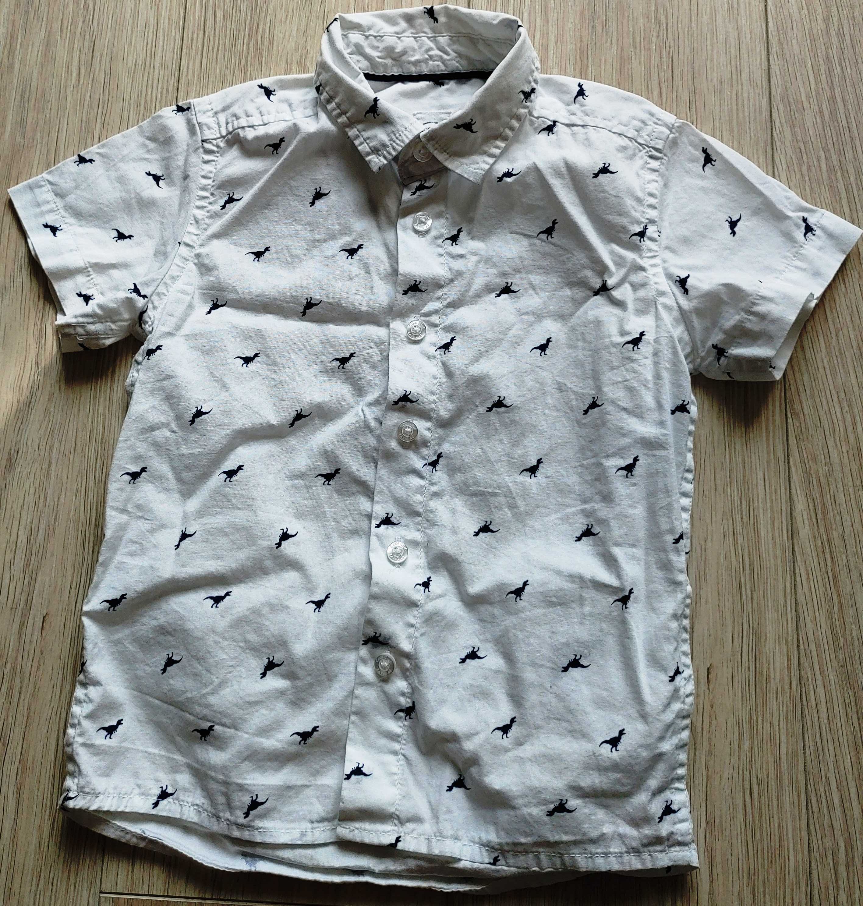 Koszula z krótkim rękawem w dinozaury Cool Club by Smyk rozm 92