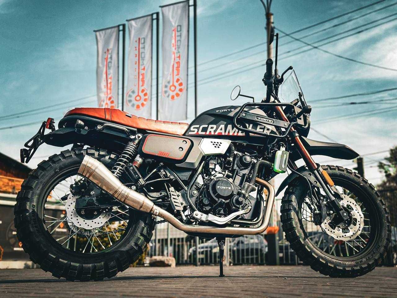 Forte Scrambler FT300-F6P В АРТМОТО сборка и доставка в подарок