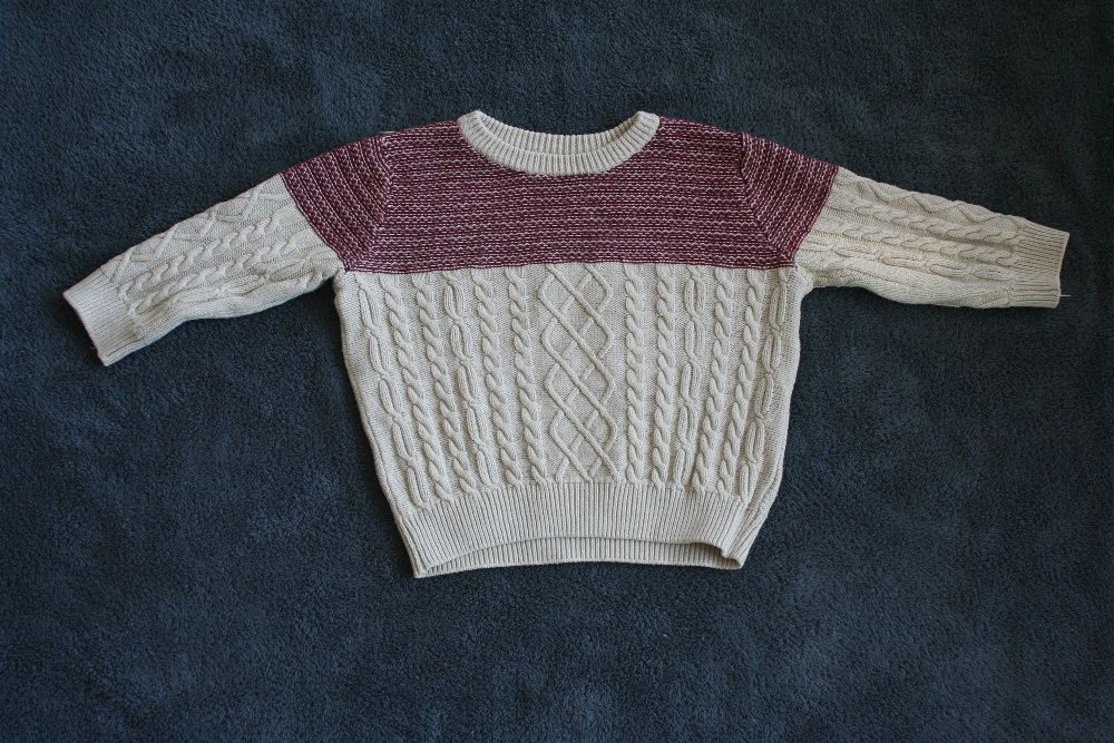 Sweter chłopięcy 12-18 m-cy/rozmiar 86