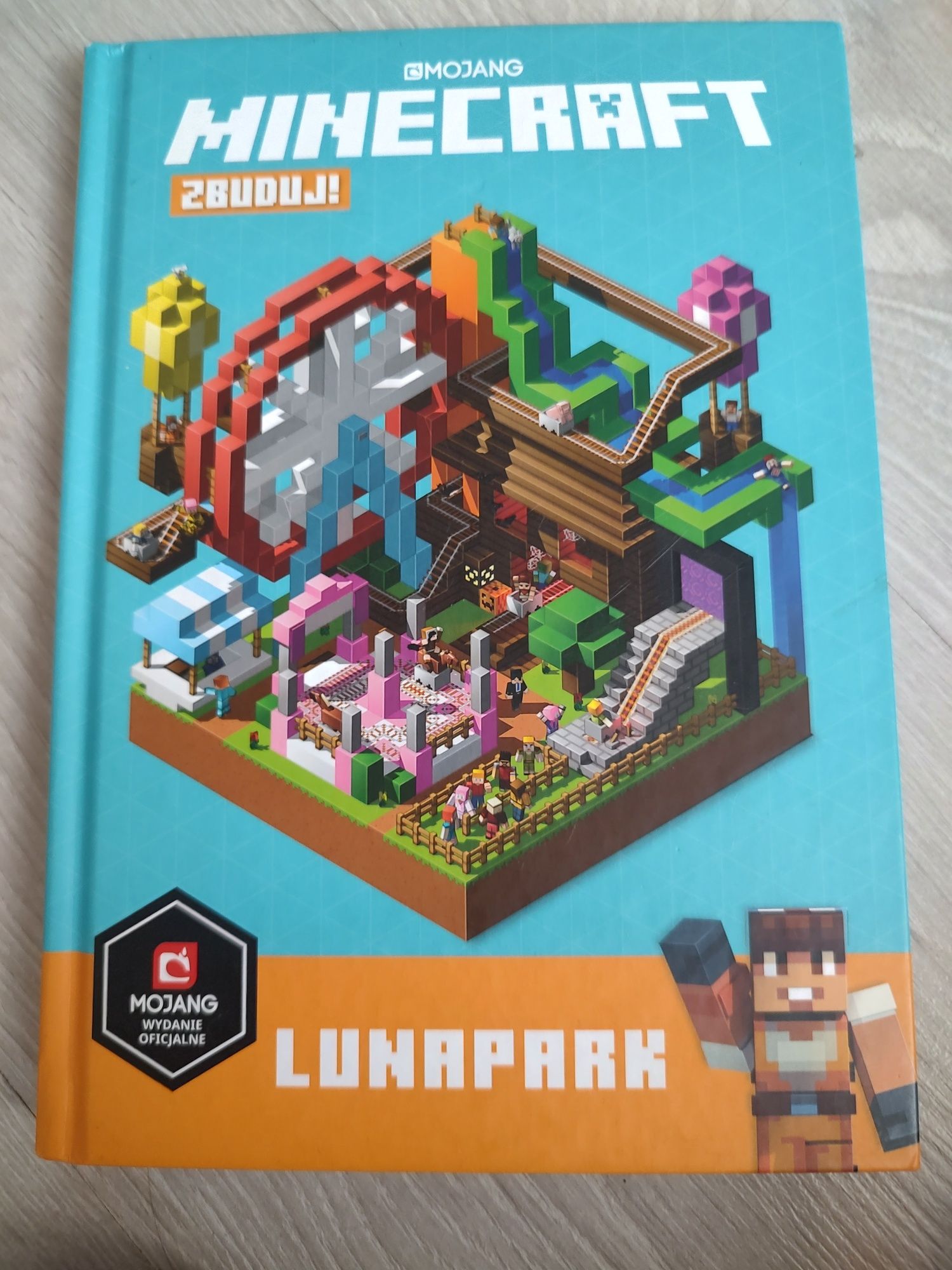 Minecraft - zbuduj lunapark - książka stan bdb