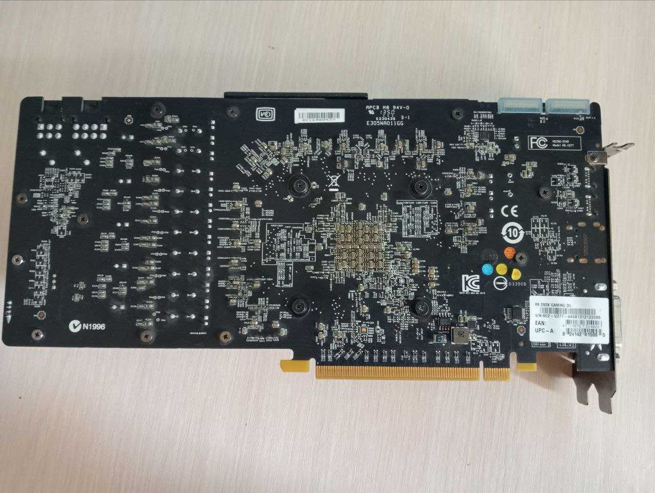 Відеокарта R9 280x 3gb 512bit MSI