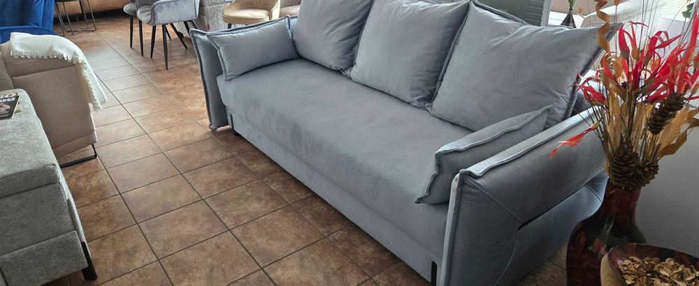 Rozkładana sofa 230cm HANA szara