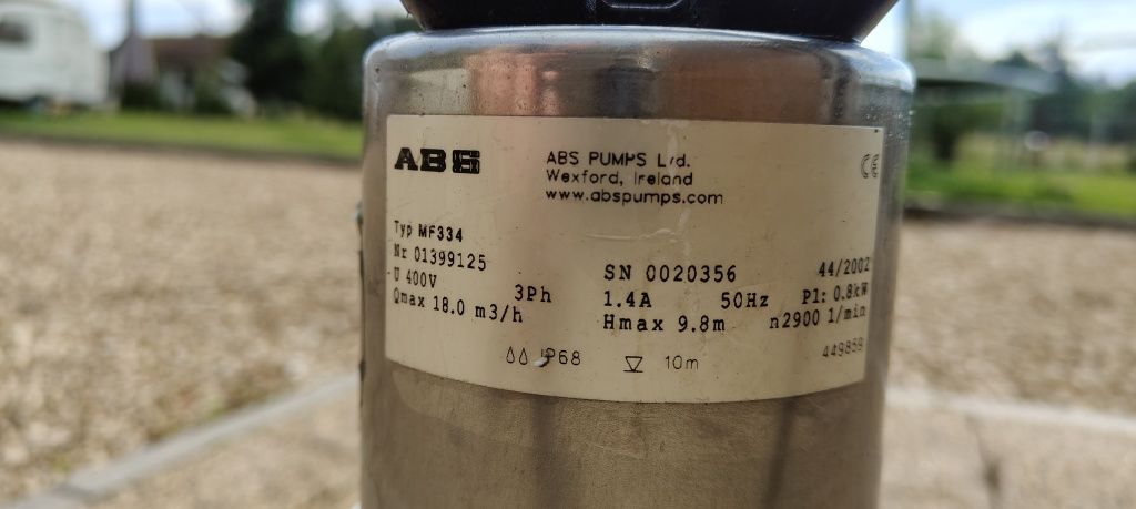 ABS MF 334 DKS Pompa do ścieków  18 m3/h