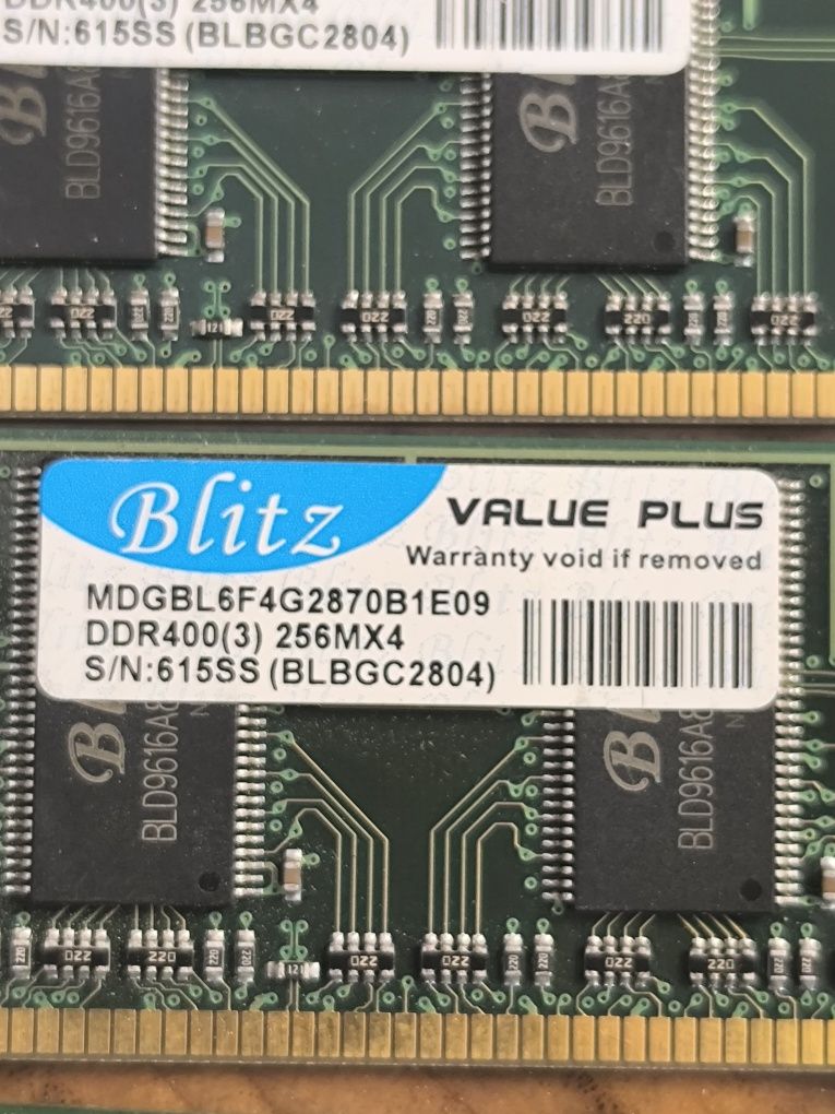 Pamięć RAM DDR 400mhz